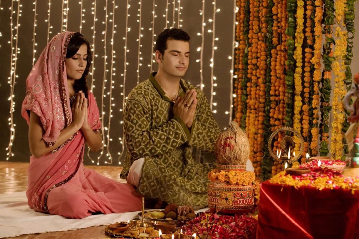 Verified DharmikGuide pandits performing a sacred puja